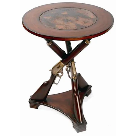 Copper Rifles Accent Table